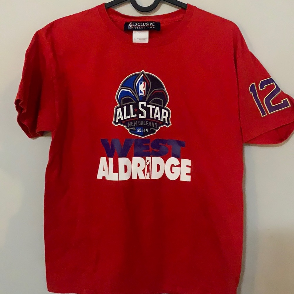 2014 all star New Orleans west Aldridge shirt